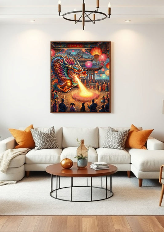 Dragon Spirit Awakening – 5x7, 12x16 or 16x20 frameless digital download